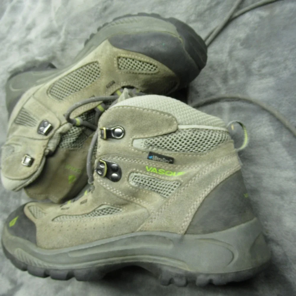 Vasque Youth Boots 5 M Gray Lace-Up‎ Waterproof Lightweight Trail Outdoor Hiking